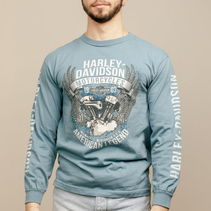 HARLEY DAVIDSON Milwaukee Long Sleeved Tee