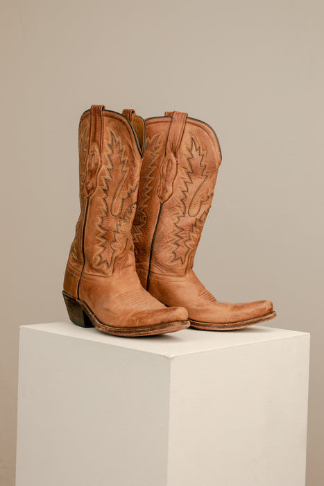 Old West Embroidered Cowboy Boots 8W