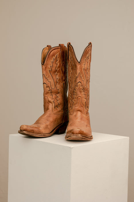 Old West Embroidered Cowboy Boots 8W