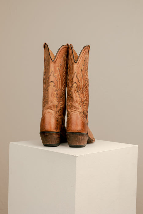 Old West Embroidered Cowboy Boots 8W