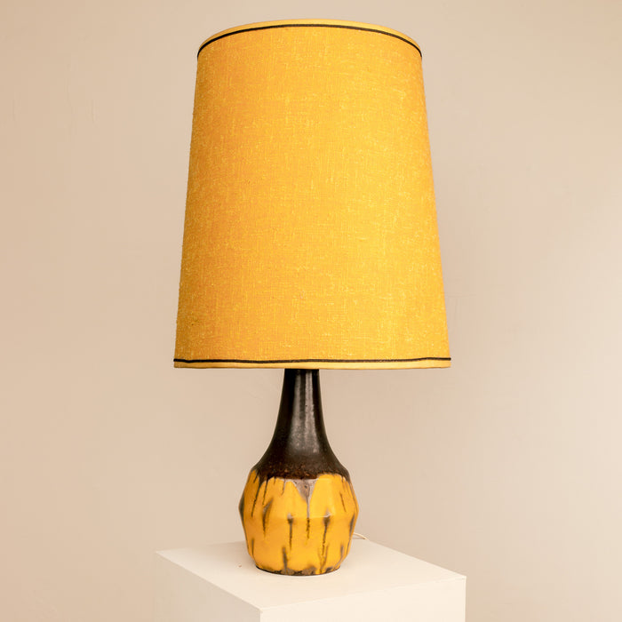 Mid Century Funky Yellow Lamp