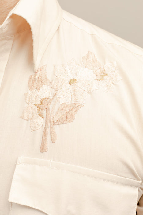 Original Vintage Western Shirt with Embroidery