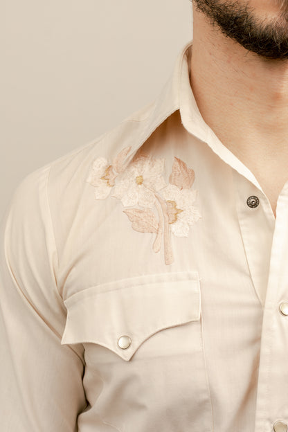 Original Vintage Western Shirt with Embroidery