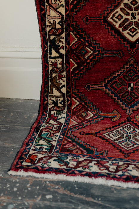 Hand Knotted Hamadan Runner 315 x 86