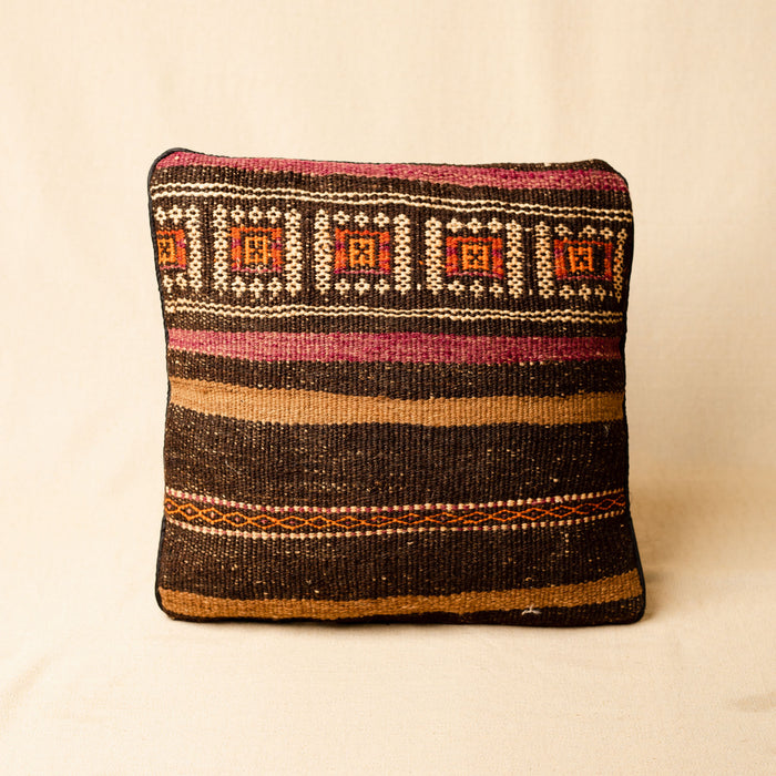 Handwoven Afghan Kilim Cushion