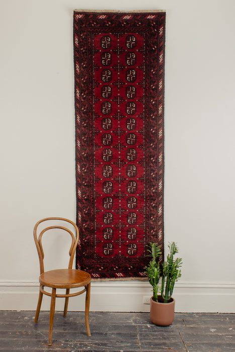 Turkoman Hand Knotted Runner 240 x 80